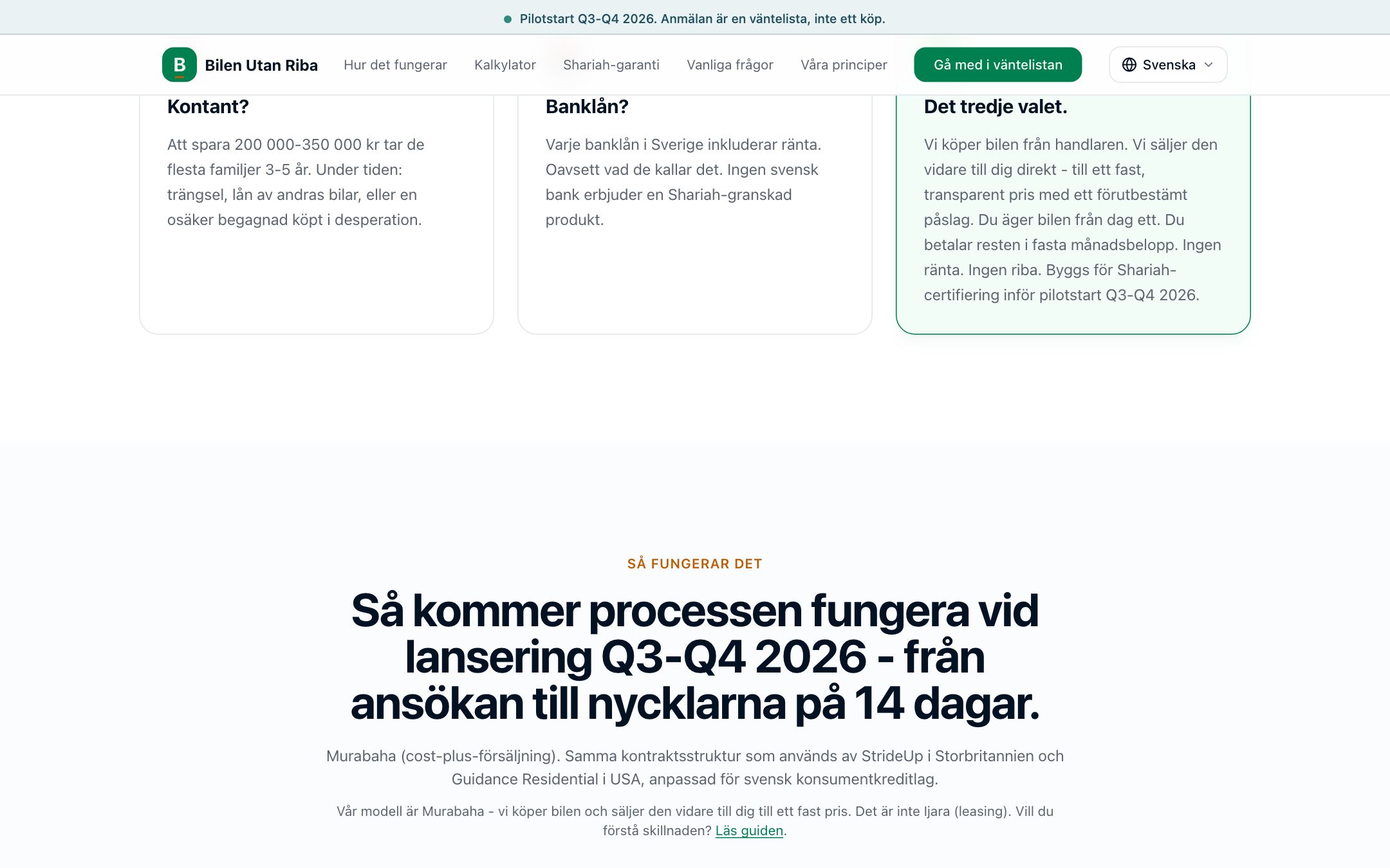 Bilen Utan Riba - innehåll (desktop)
