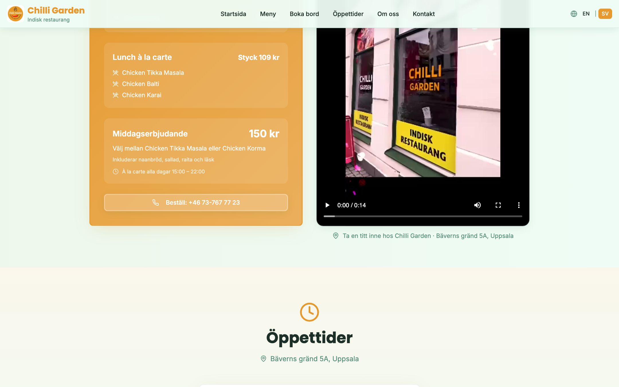 Chilli Garden - innehåll (desktop)