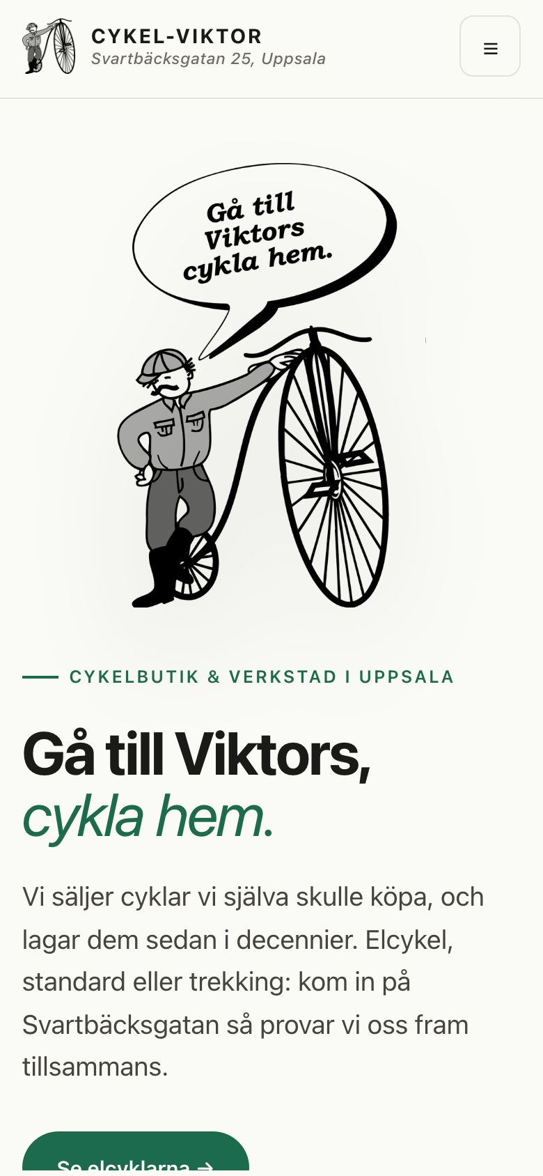Cykel-Viktor - mobil