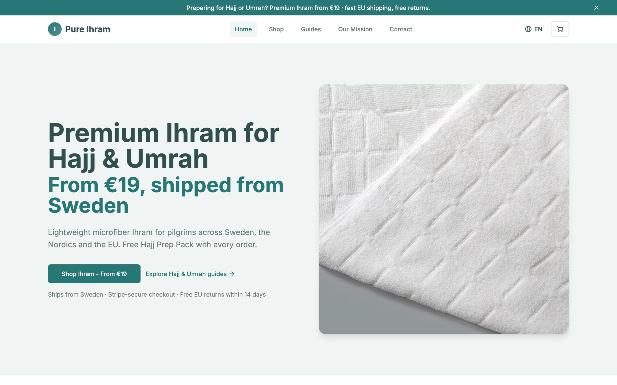 Pure Ihram - webbplats
