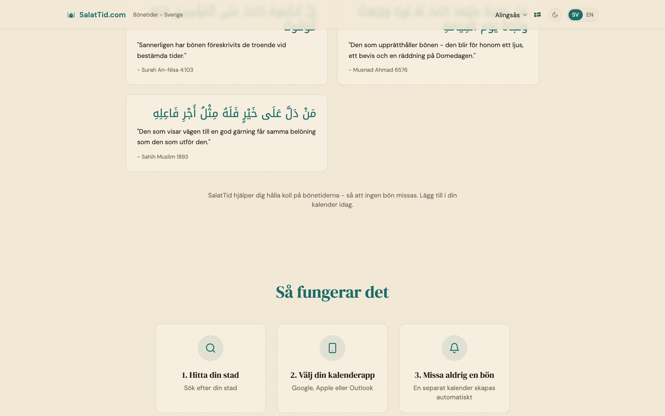 SalatTid - innehåll (desktop)