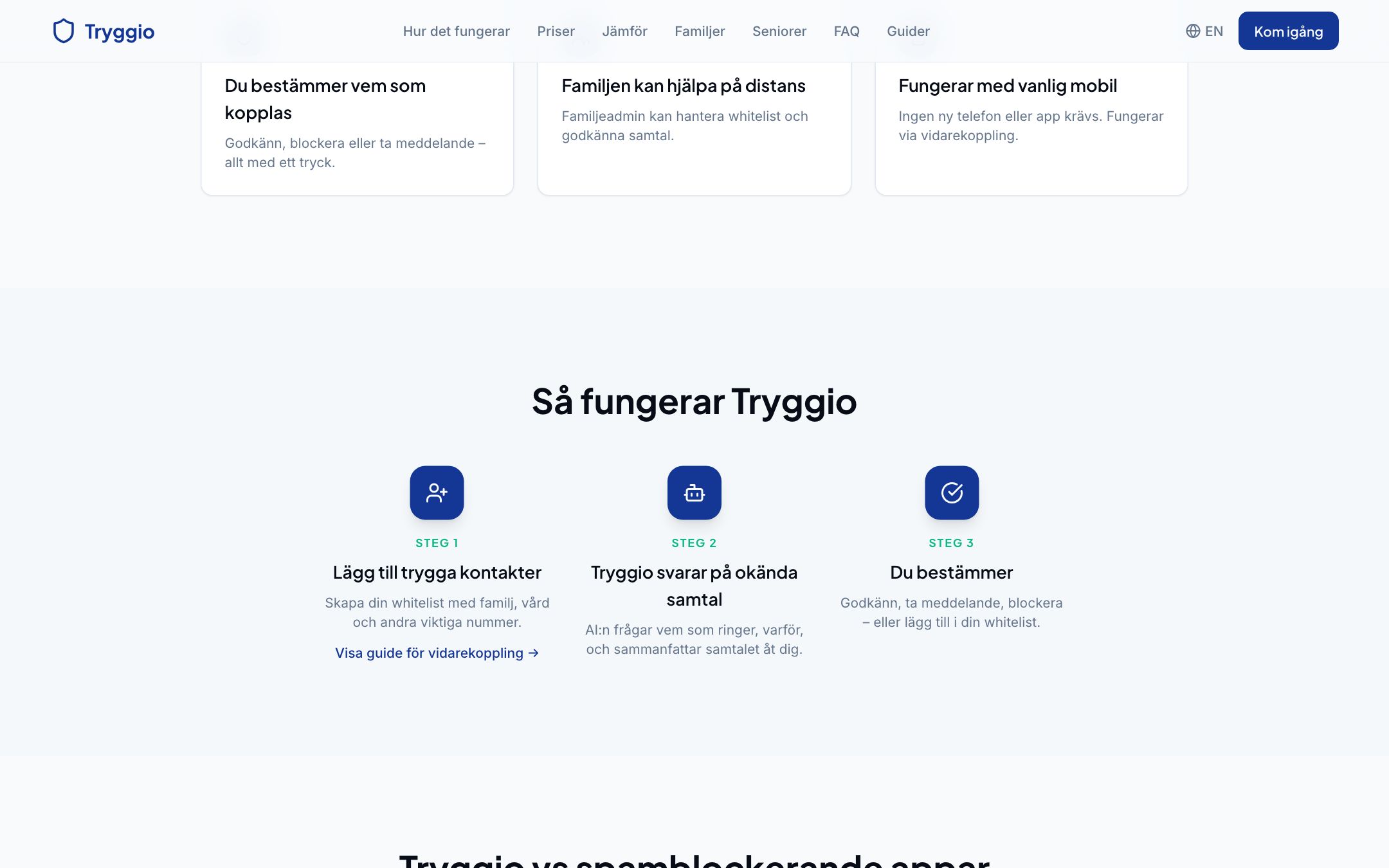 Tryggio - innehåll (desktop)